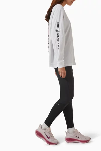 تي شيرت بطبعة كرة سلة وتقنية Dri-FIT‏