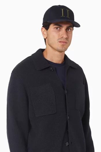 Suede II Baseball Cap in Cotton