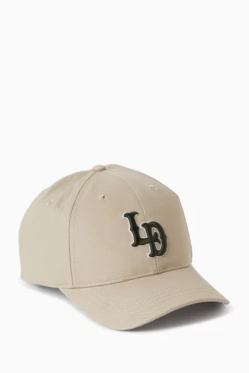 LD Logo Baseball Cap in Cotton