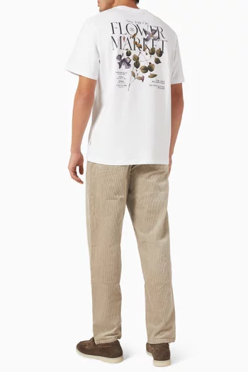 Brady Flowermarket T-shirt in Cotton