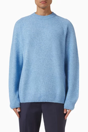 Gilbert Crewneck Sweater in Wool-blend
