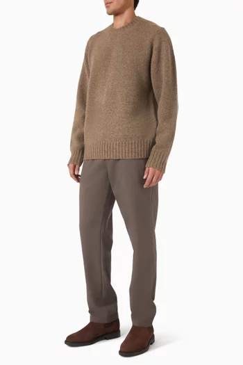 Gary Fleck Roundneck Sweater in Wool