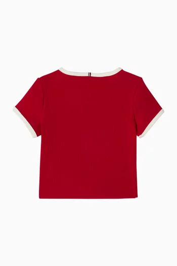 Heritage Flag-print T-shirt in Cotton