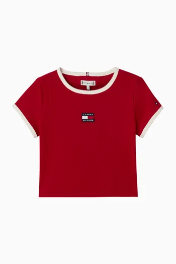 Heritage Flag-print T-shirt in Cotton