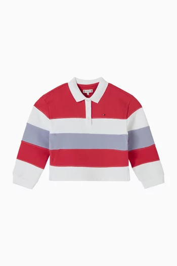 Colourblock Polo T-shirt