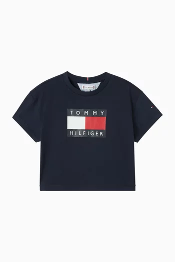 Heritage Flag-print T-shirt in Cotton