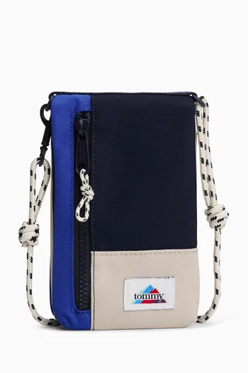 Colour-block Crossbody Phone Bag