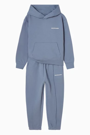 Logo-print Hoodie in Cotton