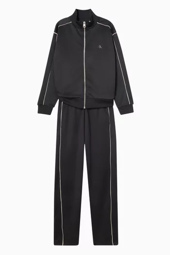 Piping Sweatshirt in Cotton