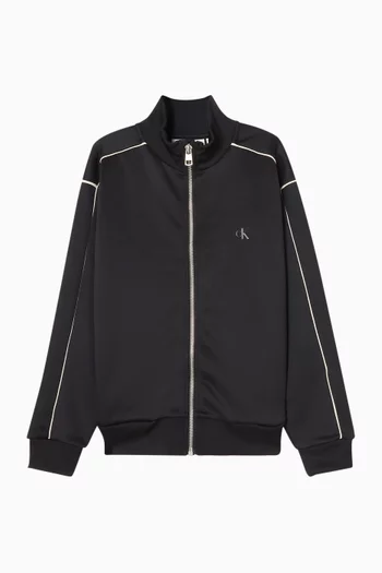 Piping Sweatshirt in Cotton