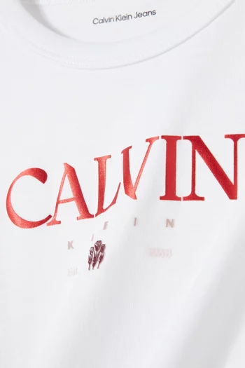 Logo T-shirt in Cotton