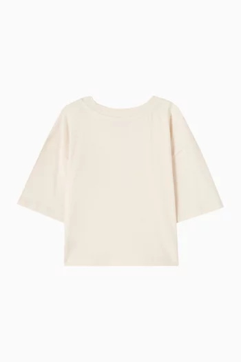 Boxy Logo T-Shirt in Cotton