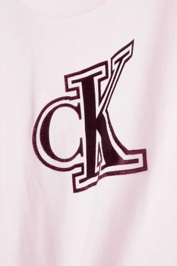 Boxy Logo T-Shirt in Cotton