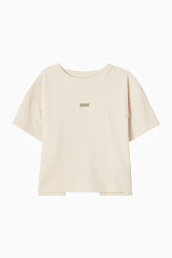 Boxy Folded Back T-shirt