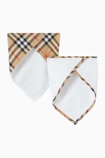 طقم صدريات بنقشة مخططة، قطعتان  