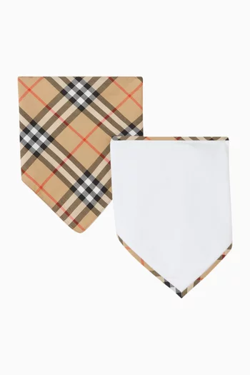 طقم صدريات بنقشة مخططة، قطعتان  