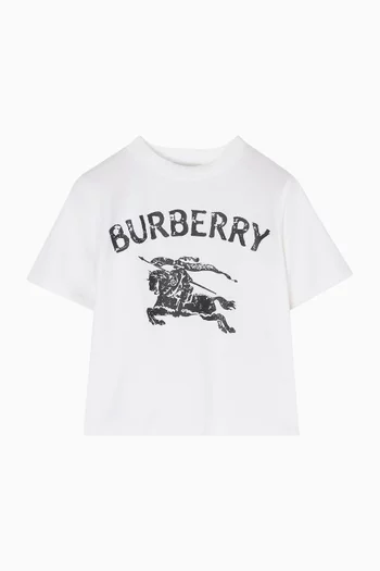 Logo-print T-shirt in Cotton