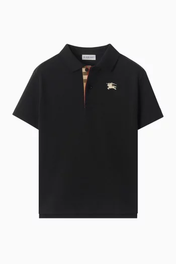 Johane Embroidered Polo T-shirt in Cotton
