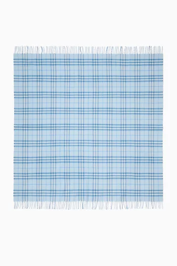 Vintage Check Blanket in Cotton