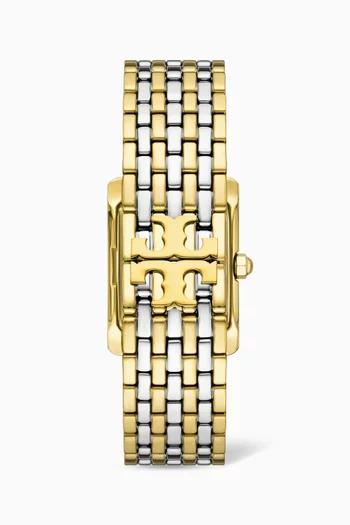 Eleanor Quartz Two-tone Stainless Steel Watch, 25 x 36mm