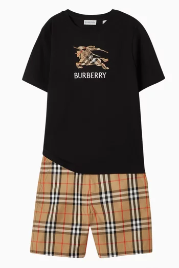 EKD Check T-shirt in Cotton