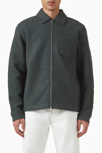 Hannes Full Zip Jacket in Wool