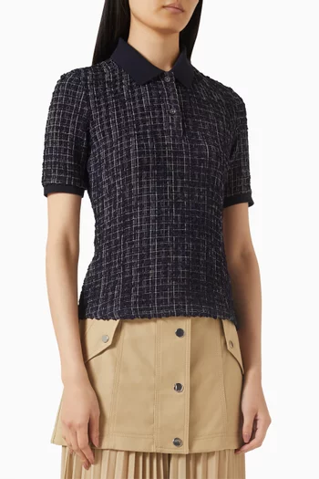 Benedetta Plaid Shirt in Viscose-blend