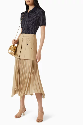 Patricka Layered Midi Skirt