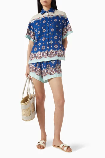 شورت سيروليا بوي كتان