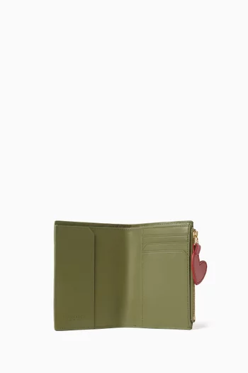 Passport Case in Intrecciato Leather