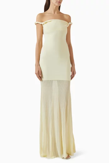 Elia Off-Shoulder Twist Dress