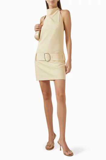 Sabina Belted Mini Dress