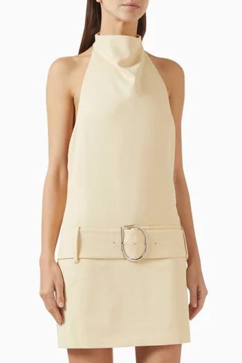 Sabina Belted Mini Dress