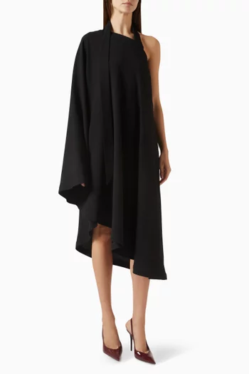 فستان سولستيس بنمط بونشو صوف