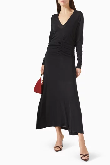 Steep Ruched Dress