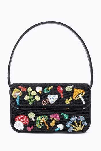 حقيبة كتف تومي مزينة بالخرز