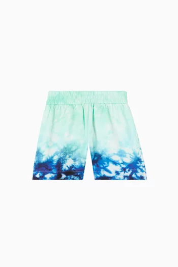 Surf Lotus Shorts in Cotton