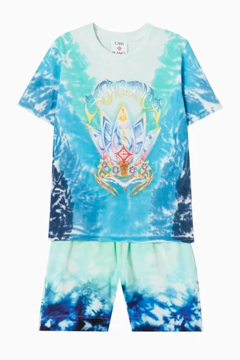 Surf Lotus Tie-dye T-shirt