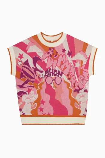 Patience Knitted Top in Cotton Blend