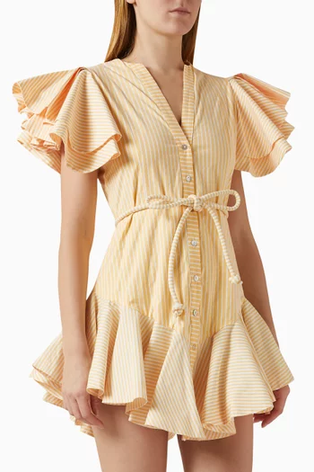 Arbolada Mini Dress in Cotton-blend