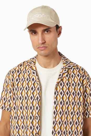 Resort Cap in Cotton Canvas