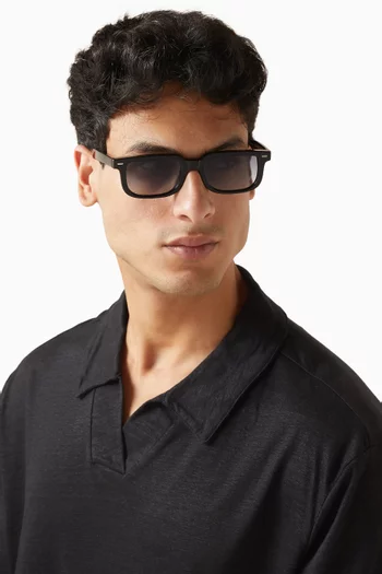 Vetro Rectangle Sunglasses in Acetate