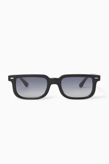 Vetro Rectangle Sunglasses in Acetate