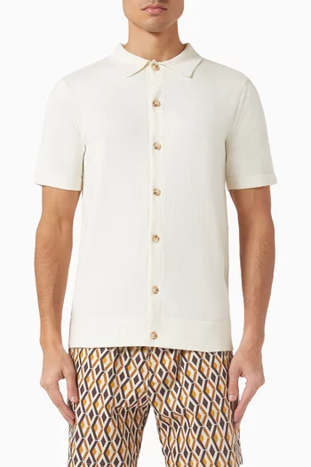 Knitted Shirt in Cotton