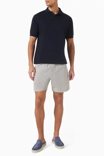 Knitted Polo Shirt in Cotton