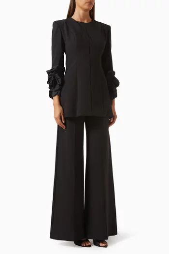 Peplum Top & Pants Set