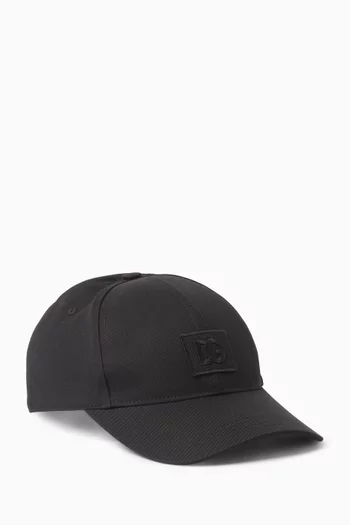 DG-patch Baseball Cap in Cotton-drill