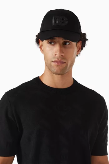 DG-patch Baseball Cap in Cotton-drill