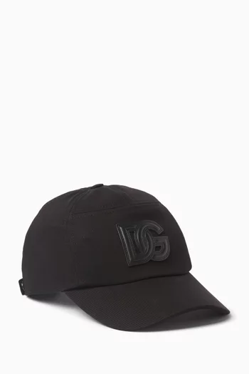 DG-patch Baseball Cap in Cotton-drill