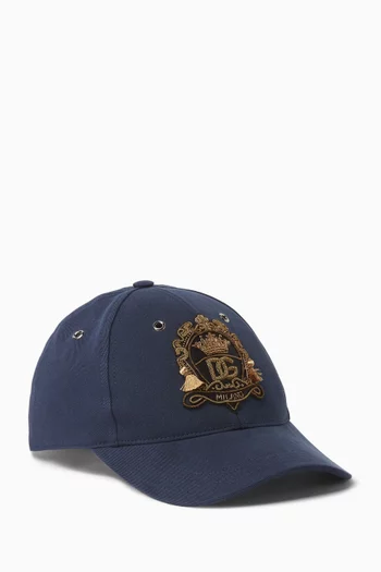 DG-patch Baseball Cap in Cotton-drill